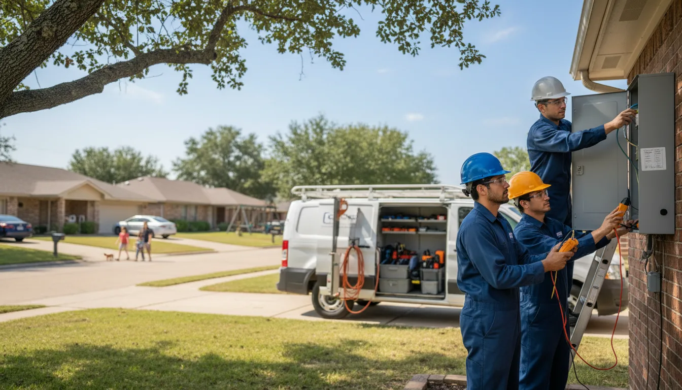 Certified electrician providing emergency electrical services in Truxton, MO